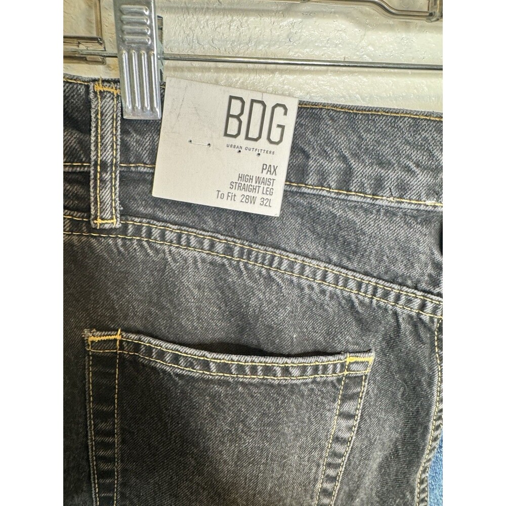 BDG Urban Outfitters Pax Two-Tone Jeans W28 L32 Blue Black Denim NWT - Picture 12 of 16